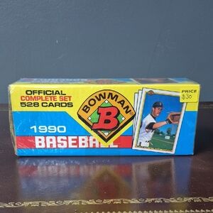 New Bowman 1990 Baseball Card Set
